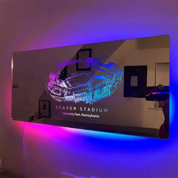 Beaver Stadium Mirror Light-Gifts For Sports Lovers