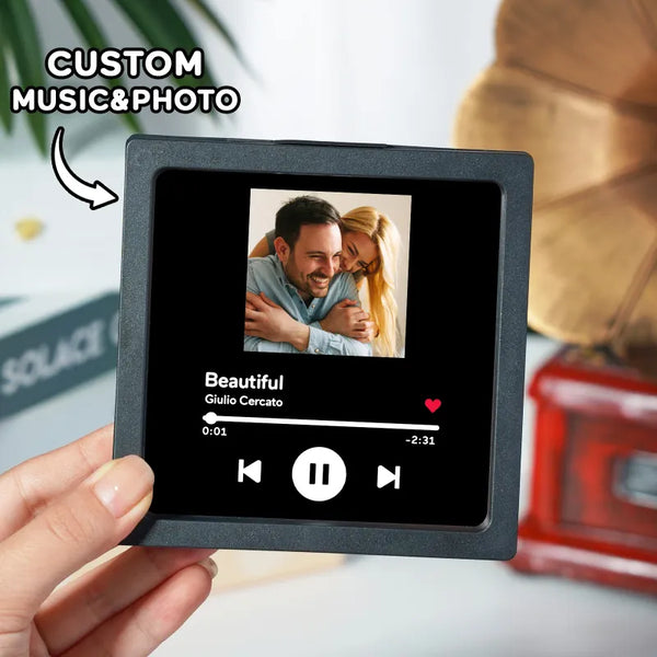 Customized Music Fridge Magnet Personalized Photo Fridge Magnet Can Play Songs and Adjust Volume